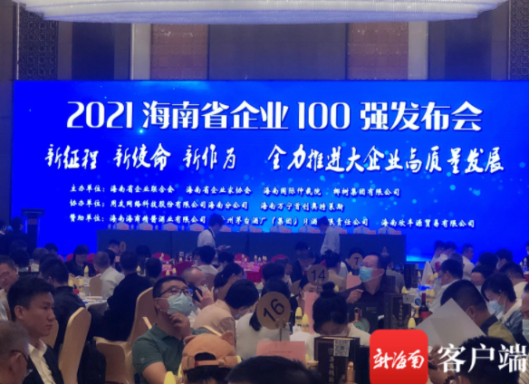 2021海南省企业100强 海航升至第二 - 第1张