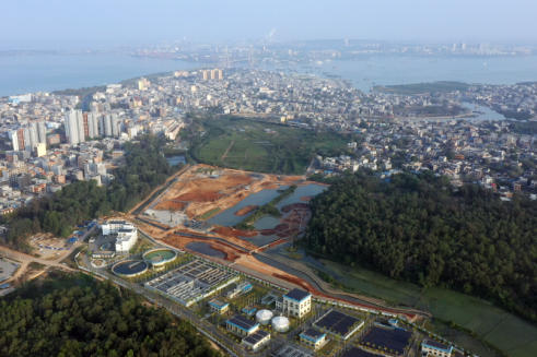 儋州藤根河湿地公园初具规模 将成为白马井新地标 - 第2张 - 自贸港在线 儋州藤根河湿地公园初具规模 将成为白马井新地标 - 第2张