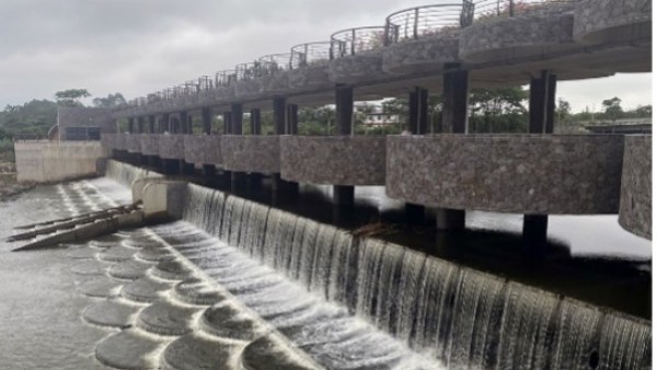 临高新打卡地 百仞滩闸坝改造工程通过竣工验收