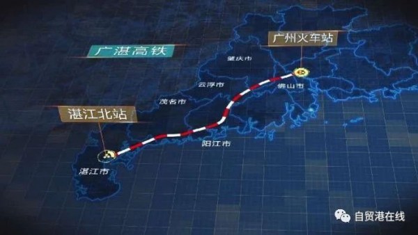 广湛、湛海高铁2024年通车 海南接轨高铁圈融入大湾区