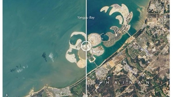 [自贸港英语]NASA：海花岛6年变化已显现