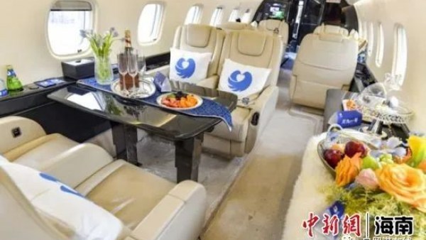 共享公务专机海口起飞 每位机主花费200万